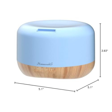 Homeweeks 300ml Essential Oil Diffuser with Remote Control