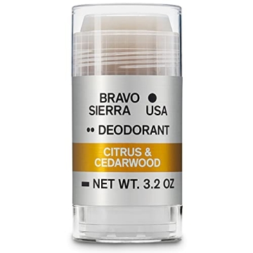 Aluminum-Free Deodorant for Men by Bravo Sierra, 1-Pack -Contains Natural Ingredients –Long Lastin...