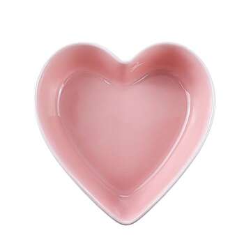 Wait Fly 2pcs Heart-Shaped Bowls for Salad Soup Snack Dessert Household Cooking Bowls for Home Kitch...