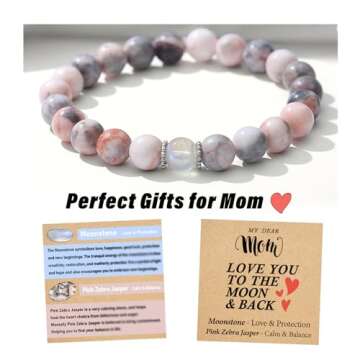 THEMEROL Mothers Day Gifts for Mom from Daughter Son Bracelet Women Birthday Gifts Cards Great Perso...