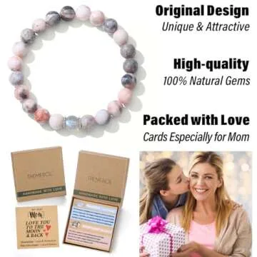 Heart-shaped Crystal Bracelet Gift for Moms Everywhere