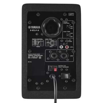Yamaha HS4 Powered Studio Monitor in Black, Pair (HS4 B)