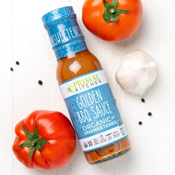 Primal Kitchen Organic BBQ Sauce & Steak Sauce 3-Pack, Made with Real Ingredients, No Cane Sugar or Corn Syrup, Includes Classic BBQ, Golden BBQ, and Steak Sauce