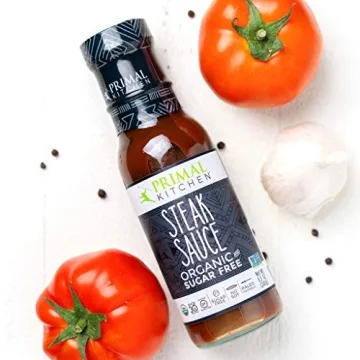 Primal Kitchen Organic BBQ Sauce & Steak Sauce 3-Pack, Made with Real Ingredients, No Cane Sugar or Corn Syrup, Includes Classic BBQ, Golden BBQ, and Steak Sauce