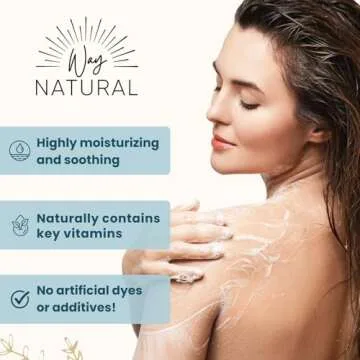 Way Natural Turmeric Soap Bar - Goat Milk Soap Bar, Natural Soap for Men & Women - Handmade Bar Soap w/Real Milk - Premium, No Dyes - (1, Large, 5oz)