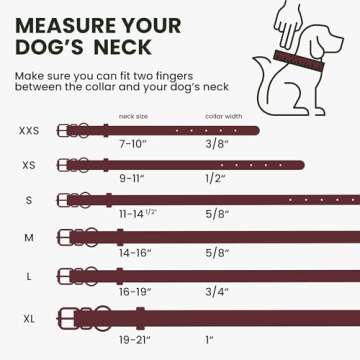 BRONZEDOG Rolled Leather Dog Collar with QR ID Tag Adjustable Soft Round Collars for Small Medium La...