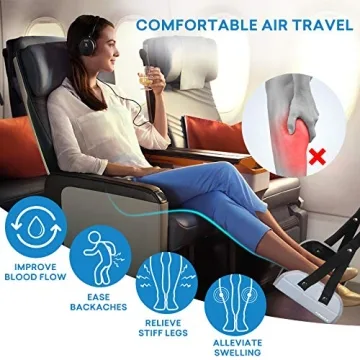 TIPKITS Airplane Footrest for Ultimate Comfort on Flights