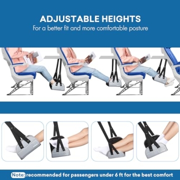 TIPKITS Airplane Footrest for Ultimate Comfort on Flights