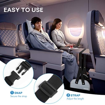 TIPKITS Airplane Footrest for Ultimate Comfort on Flights