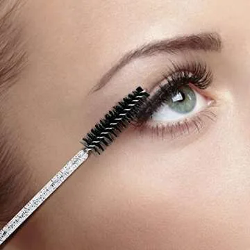 GCQQ 50PCS Crystal Mascara Wands - Stylish Eyelash Brush
