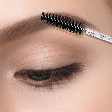 GCQQ 50PCS Crystal Mascara Wands - Stylish Eyelash Brush