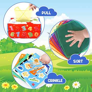 DINORUN Baby Toys 6 to 12 Months - Montessori Toys for Babies 6-12 Months - Infant Newborn Toddlers ...