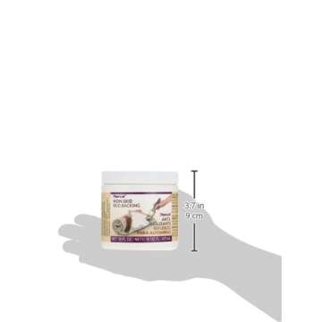 Environmental Technology Fiber-Lok Non-skid Backing(16 oz) Anti-Slip Natural Rubber Coating for Kitchen Rugs,Hardwood Floor Mats,Slippers,Runners,Carpets Non-stain Machine-Washable Area Grippers,00876