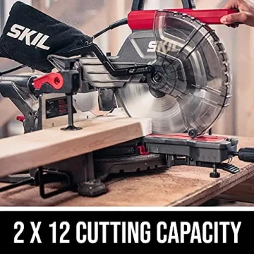 SKIL 10" Dual Bevel Sliding Compound Miter Saw for Precision Cuts