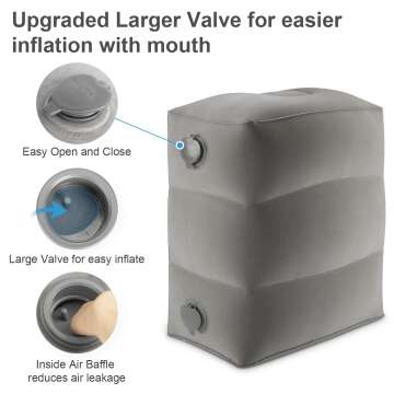 Travel Foot Rest Pillow for Kids – Convenient & Adjustable