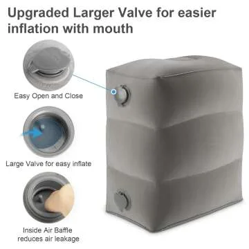 Travel Foot Rest Pillow for Kids – Convenient & Adjustable