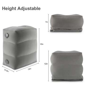 Travel Foot Rest Pillow for Kids – Convenient & Adjustable