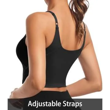 Comper Women Longline Sports Bra - Comfortable & Stylish Performance