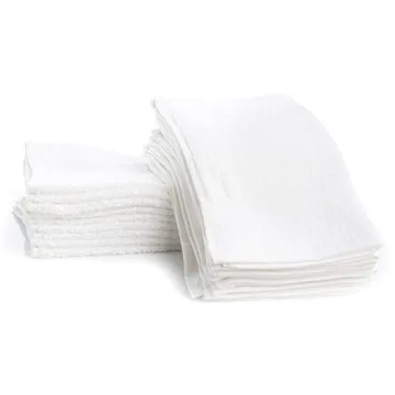 Simpli-Magic Cotton Washcloths 24 Pack Soft Absorbent