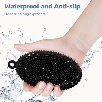 Gentle Shechane Silicone Body Scrubber for All Skin Types