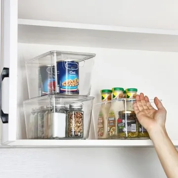 Vtopmart Stackable Storage Bins with Lids for Every Home