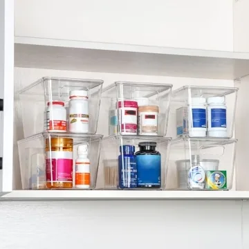 Vtopmart Stackable Storage Bins with Lids for Every Home
