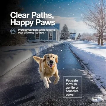 Maple99 Pet Safe Ice Melt Safe for Concrete -35 lb Snow Salt Ice Melt Pet Friendly, Green Salt for Snow and Ice Removal, Sidewalk Salt, Driveway Salt, Snow Melt is Effective Up to -5