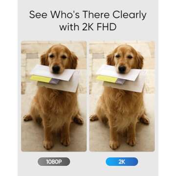 eufy Security Video Doorbell C30 - Battery Powered, 2K FHD, 16:9 View, Smart Home Compatible