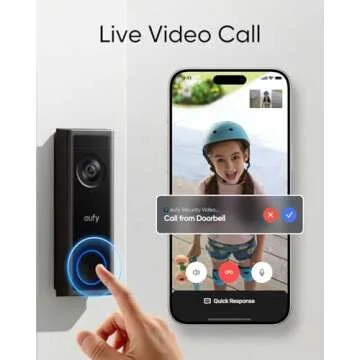 eufy Security Video Doorbell C30 - 2K FHD, Easy Setup