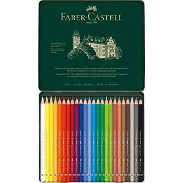 FABER-CASTELL FC117524 Albrecht Durer Artist Watercolor Pencils in A Tin (24 Pack), Assorted