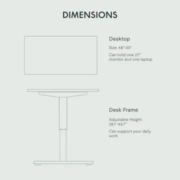 FLEXISPOT EN1 Electric Height Adjustable Standing Desk