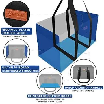 MHOMER Reusable Grocery Bag - Durable and Eco-Friendly Tote