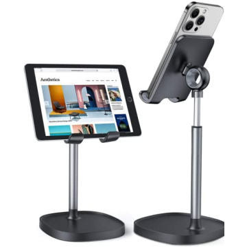 LISEN Adjustable Phone Stand for Desk - 360° Design