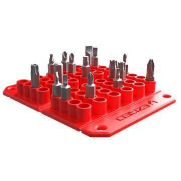 EZRED Flexible Magnetic Bit Holder, Holds 48 Bits
