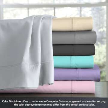 Organic Cotton Twin Sheet Set - Cooling & Breathable