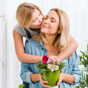 Patio Eden 12 Pack Wooden Garden Markers - 2.75 x 4" Funny Plant Markers - Perfect Gifts for Gardeners, Funny Gardening Gifts, Unique Plant Stuff