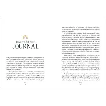 Inspirational Pregnancy Journal for Christian Moms