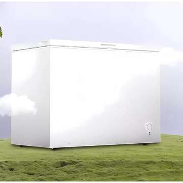 10 Cu Ft Deep Chest Freezer with Adjustable Control and Basket