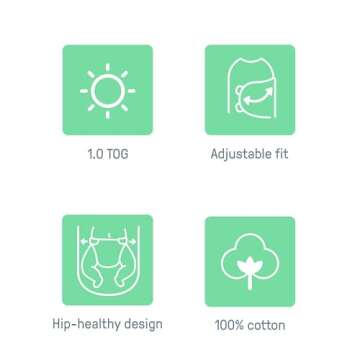 Ingenuity by SwaddleMe Arms Free Convertible Baby Swaddle, Size 3-6 Months, 14-18 Pounds, Arms Swaddled in or Out, 1.0 TOG - Happy Elephant