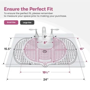 Sink Topper - Silicone Beauty Organizer for Extra Space