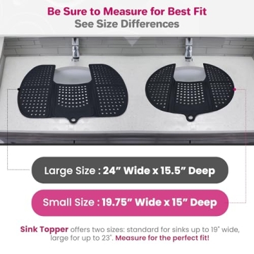 Sink Topper - Silicone Beauty Organizer for Extra Space