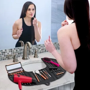 Sink Topper - Silicone Beauty Organizer for Extra Space