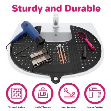 Sink Topper - Silicone Beauty Organizer for Extra Space