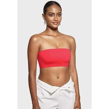 Stylish and Comfortable INLYRIC Inbarely Strapless Bandeau Bra for Every Occasion
