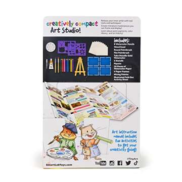 SmartLab Toys Tiny Art! - 10 Enormously Artistic Activities. Big Science. Tiny Tools, Multi
