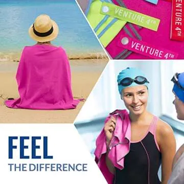 VENTURE 4TH Quick Dry Travel Towel - Compact & Absorbent