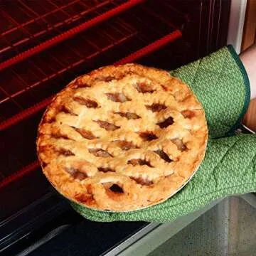 Boao 8 Pack Oven Rack Shields 14 Inches Silicone Protectors Guards Heat Resistant Oven Rack Edge Cover Liner Protector Against Burns for Home Kitchen