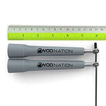 WOD Nation Speed Jump Rope for All Fitness Levels