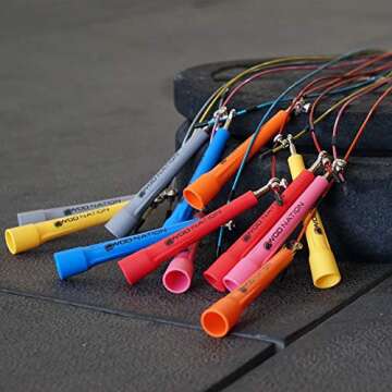 WOD Nation Speed Jump Rope for All Fitness Levels