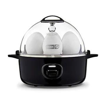 Dash Express Electric Egg Cooker - Perfect Hard Boiled, Poached, Scrambled, or Omelets